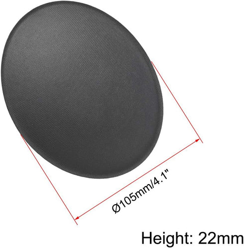 uxcell Speaker Dust Cap 105mm/4.1" Diameter, Subwoofer Paper Dome Coil Cover Caps - 4 Pcs