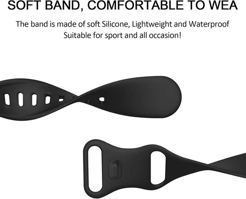 Replacement Band for Amazfit GTR 4 / GTR 3 Pro/GTR 3 / GTR 2e / GTR 2, 22mm Soft Silicone Sport Strap for Smartwatch
