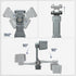 Phone Mount for Camera Hot Shoe, Aluminum Camera Hot Shoe Phone Holder with 2 Additional Cold Shoe Mounts, 360°