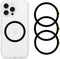 TYXK 3 Pack,Universal Metal Ring Sticker for Wireless Charger&Magsafe Sticker,Magnetic Ring for Phone