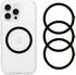 TYXK 3 Pack,Universal Metal Ring Sticker for Wireless Charger&Magsafe Sticker,Magnetic Ring for Phone