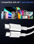 USB C Cable 3ft 3Pack 60W, USB c to USB c Cable Compatible with iPhone 15/15 Pro/15 Pro Max, Samsung Galaxy S22/21,