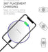 30W Fast Wireless Charger Pad, Compatible with iPhone 14/13/12/11/X, Samsung Galaxy S23/S22/S21/S20, White
