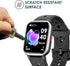 6 Pack Screen Protector Film Compatible with DIGEEHOT H79 1.4” Smart Watch, Crystal Clear HD Anti-Scratch