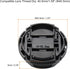 PATIKIL Camera Lens Cap, 2 Pack Center Pinch Front Lens Cover with Cap String/Microfiber Cloth for 40.5mm Thread Universal DSLR Lenses for Nikon, for Fujifilm, for Pentax, for Leica