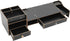 QUSKLISU (06) Computer Monitor Stand, Computer Rack with Drawers, Two top Platforms Desk Organizer Monitor Stand