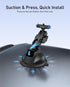 TELESIN 13 360 Suction Cup Car Mount for GoPro Strong Magnetic Base, Dual Ball Head Adjustable Arm, Easy Install Camera
