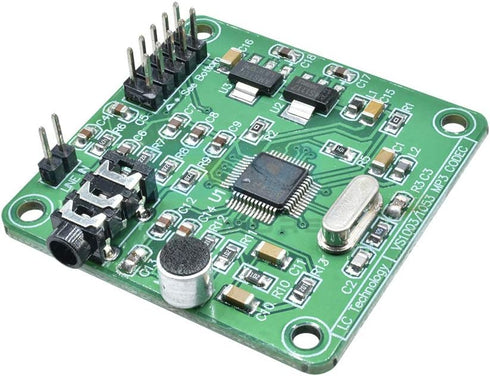 VS1053 MP3 12.288Mhz HiLetgo Audio Player Module Audio Decoder Board Onboard Recording Microphone SPI Interface OGG