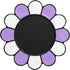 metisinno Magnetic Base Compatible with PopSocket Phone Grips and iPhone MagSafe Cases, Purple & White Sunflower Pattern