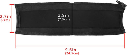 Geekria Flex Fabric Headband Cover for ATH-MSR7, Easy DIY Installation, Black