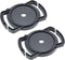 E-outstanding 2Pcs Camera Lens Cap Holder Keeper, for 52mm 67mm 58mm lens cap