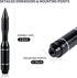 SUNEIFU Car Antenna, Short Stubby Bullet Style Mast Replacement, Premium Signal Reception Waterproof Car Stereo Aerial