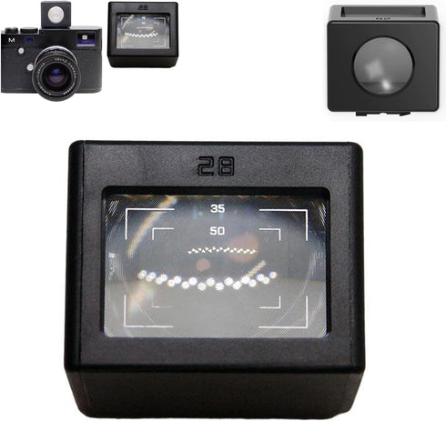 RYGRZJ 35/50 Frame Film & Slide Viewer, Color Isolation View Finder, External Optical