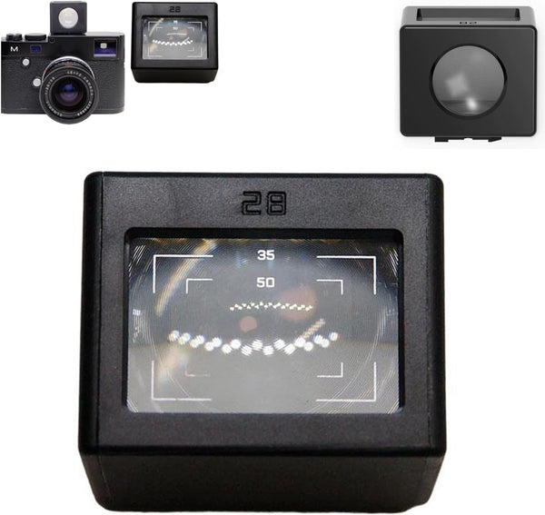 RYGRZJ 35/50 Frame Film & Slide Viewer, Color Isolation View Finder, External Optical