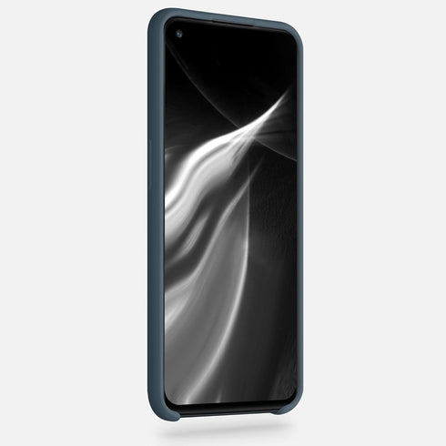 kwmobile Case Compatible with OnePlus Nord N10 5G - TPU Silicone Phone Cover with Soft Finish - Dark Slate
