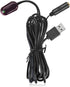 IR Repeater Hidden Infrared Remote Extender System, 1 Receiver 4 Emitters Control Kit, USB Adapter for Amplifier, Cable