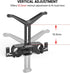 SmallRig 15mm Long Lens Support, Adjustable Lens Bracket for DSLR Camera Shoulder Rig