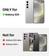 Samsung Galaxy S24 Case for Women, Glitter Bling Thin Slim Shockproof Silicone Phone Case in Cute Neon Pink