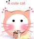 EI Sonador (2 Cat Phone Ring Holder - Clear Cell Phone Ring Holder Transparent Stand Finger Grip Black Cat)