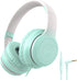 rockpapa L22 Wired Headphones for Kids, Foldable Stereo 3.5mm Corded Headphones for School, Classroom, Laptop