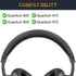 SOULWIT Replacement Headband Pad Kit for JBL Quantum 600(Q600)/610(Q610)/800(Q800)/810(Q810) Headphones, Easy DIY Installation - Black