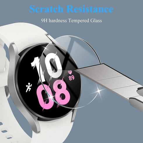 Compatible 9H Tempered Glass Screen Protector for VIRAN W101 Smart Watch, Lamshaw, 1.43 inches, 3 Pack
