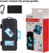 LENSGO Camera Battery Memory Card Case, Water-Resistant Hard Protector for 3 Batteries, 3 XQD, 3 CF, 6 SD