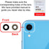 2PCS ASDAWN Back Camera Lens Glass Replacement for iPhone XR 6.1 Inches, Rear Camera Lens Glass with Pre-Installed
