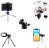 Eszkozta Universal 1/4" Swivel Mini Ball Head Screw Tripod Mount (2 Pack), 360 Degree Rotating Base Adapter for DSLR