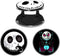 3 Pack Multifunction Cell Phone Stand Holder and Grip, Cute White Black Cartoon Foldable Phone Kickstand Mount
