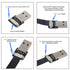 xiwai 2m Up Angled USB 2.0 Type-A Male to Female Extension Data Flat Slim FPC Cable for FPV, Disk, Scanner, Printer