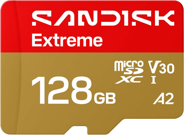 Sandisk 128GB Extreme microSD UHS-I Card - Up to 245MB/s Read Speed and