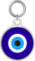 Impressed Protective Full Cover AirTag Case for Women, Lightweight Evil Eye Design with Keychain for Apple AirTag