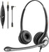 Cell Phone Headset with Microphone Noise Cancelling & Call Controls, 3.5mm Computer