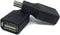 USB 2.0 Type A to Mini USB 5-Pin Adapter - 2 Pack, Black