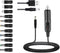 GutReise Universal 12V Car Charger (Max 10A) + 5V DC Power Cable with 11 Connectors for Various Devices