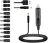 GutReise Universal 12V Car Charger (Max 10A) + 5V DC Power Cable with 11 Connectors for Various Devices