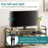 BFTOU 27-75 inch +/-35 400x400mm,Holds 77 lbs Universal TV Stand for TVs Swivel Height Adjustable Table Top TV Base Max