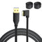 USB to Micro B Right Angle Camera Cable 16ft, Super Fast 3.0 Transmission for Online Shooting and Data Transfer