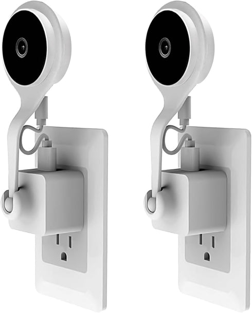 Marsrut USB Charger 360 Adjustable Ball Joint Wall Mount Holder for Nest Cam Indoor Camera - Set of 2 PCS