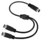 CERRXIAN 1.6FT/50CM S-Video 10 Pin Mini DIN Y Splitter Connector Cable 10