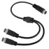 CERRXIAN 1.6FT/50CM S-Video 10 Pin Mini DIN Y Splitter Connector Cable 10
