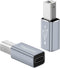 USB C to Printer Adapter (2 Pack), USB Type-C Female to USB-B Male MIDI Converter Connector, Support Data Sync