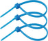 URBEST 100 Pcs Self Locking Wire Cable Zip Ties, 4 Inch Nylon Zip Tie, Blue