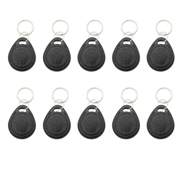 SagaSave 10pcs Plastic 125KHZ Writable ID Cards Keyfobs RFID Copy Key Tags Handheld