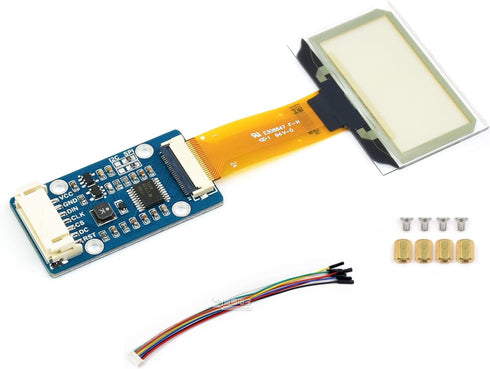 1.51inch Transparent OLED Display Module 12864 Resolution Light Blue Color Display OLED