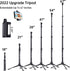 Fugetek 67" Professional Cell Phone Tripod, Portable All in One, Bluetooth Remote, Phone Holder, Compatible with iPhone
