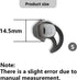Small Earbud Tips Earbud Replacement Tips Silicone Ear Tips Compatible with Bose QC20 QC20i SoundSport SIE2i IE2 IE3 Headphone Rubber Tips Earbud Covers 3 Pairs