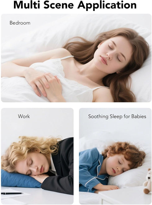 36 CCYLEZ Pillow Speaker, Non Invasive Sleep Aid with Bone Conduction Technology and White Noise Options