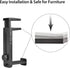 NEETTO HS906 Headphone Stand & Hanger 2 in 1, Above & Under Desk Gaming Headset Holder Mount Hook with Height